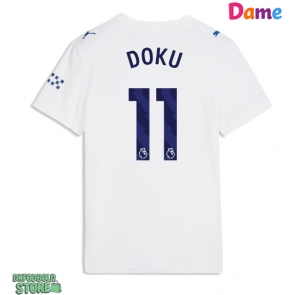 Manchester City Jeremy Doku #11 Replika Tredjetrøje Dame 2026-27 Kortærmet